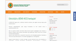 Desktop Screenshot of kecs.hu